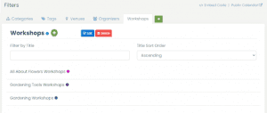 print screen of Timely’s dashboard with some examples of custom filter groups you can create