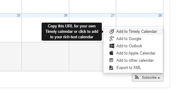 what is ical feed