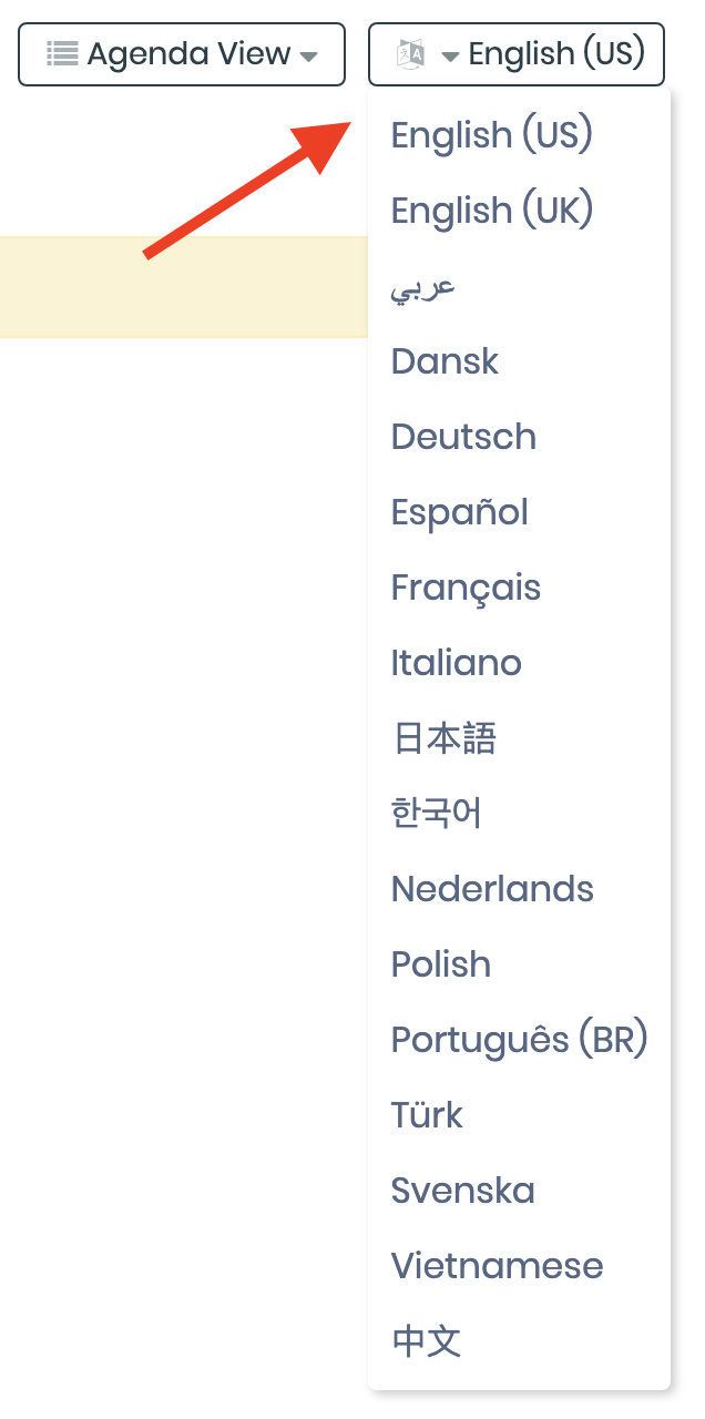 How to Change the Language of your Public Calendar | Timely