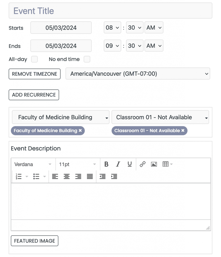 The public view of Custom Questionnaire.