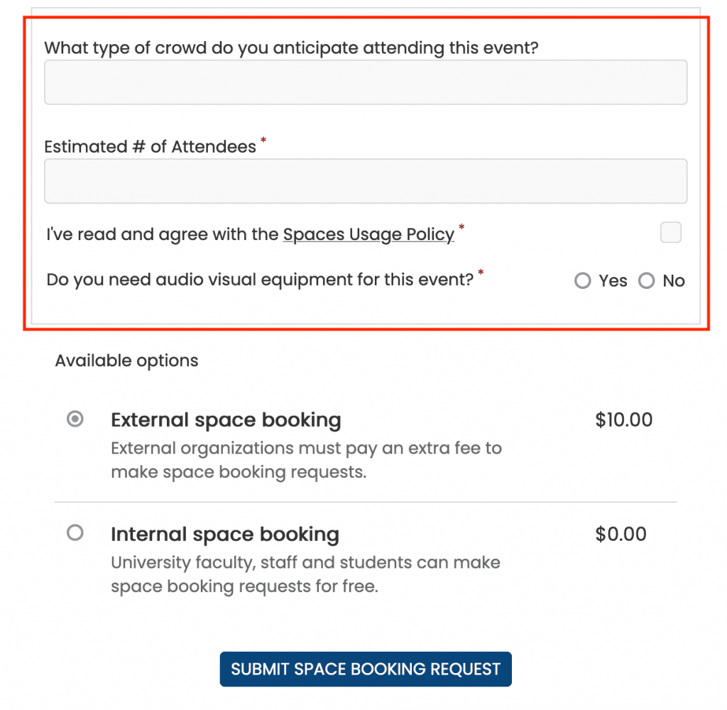 the second part of the public view of Custom Questionnaire.