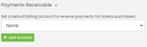Você pode configurar uma conta para receber pagamentos