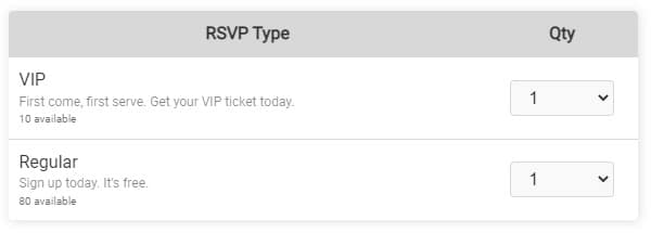 print screen dell'opzione di iscrizione al calendario pubblico
