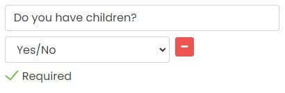 stampa schermo di Timely software di gestione degli eventi che evidenzia come rendere obbligatorio un campo personalizzato