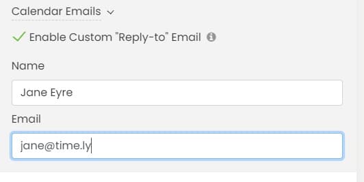tela de impressão de Timely o software de gerenciamento de eventos permite resposta personalizada aos campos de recurso de e-mail