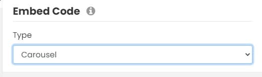 tela de impressão de Timely opção de código incorporado carrossel de software de gerenciamento de eventos