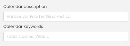 Stampa schermo di Timely dashboard che mostra la funzione Calendario Descrizione.