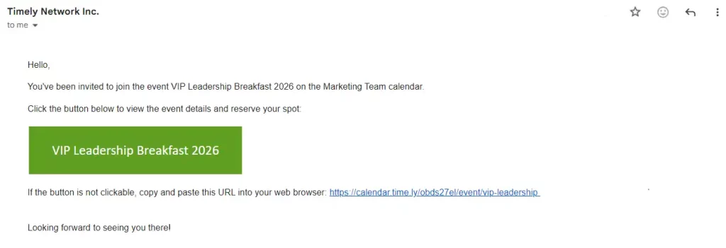 Complete any remaining event details and click Publish.
