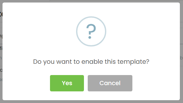 Confirm the change if the system asks for confirmation