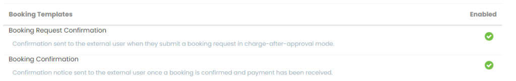 How to Enable Booking Email Templates