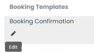 Hover your mouse over the email template you wish to customize and click on Edit